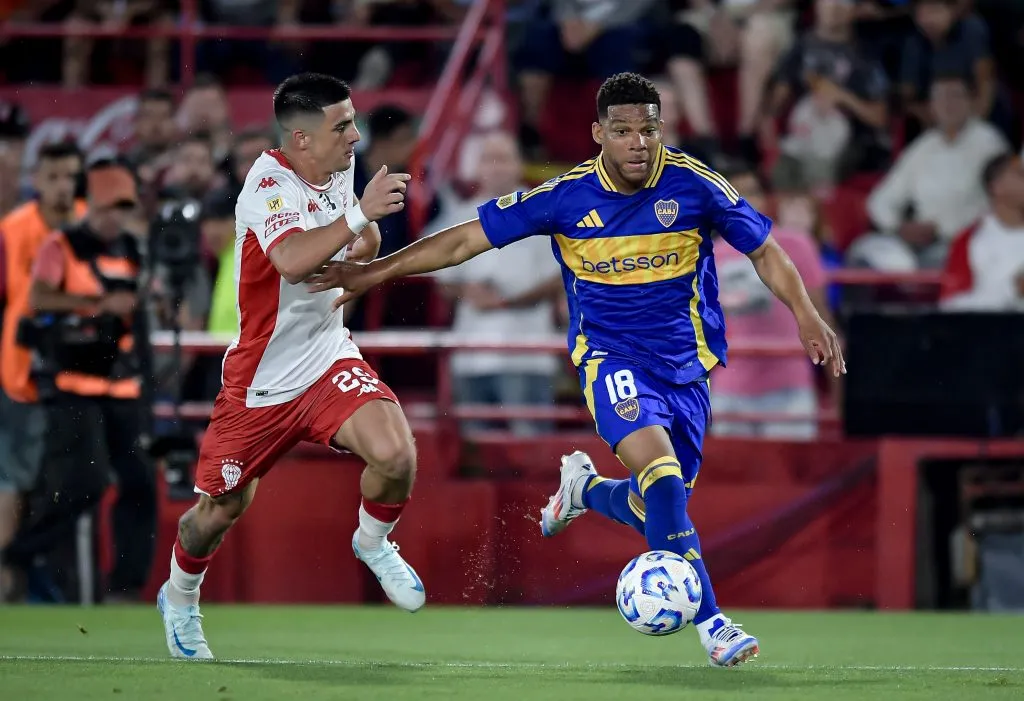 Frank Fabra en Boca vs. Huracán (Getty Images)