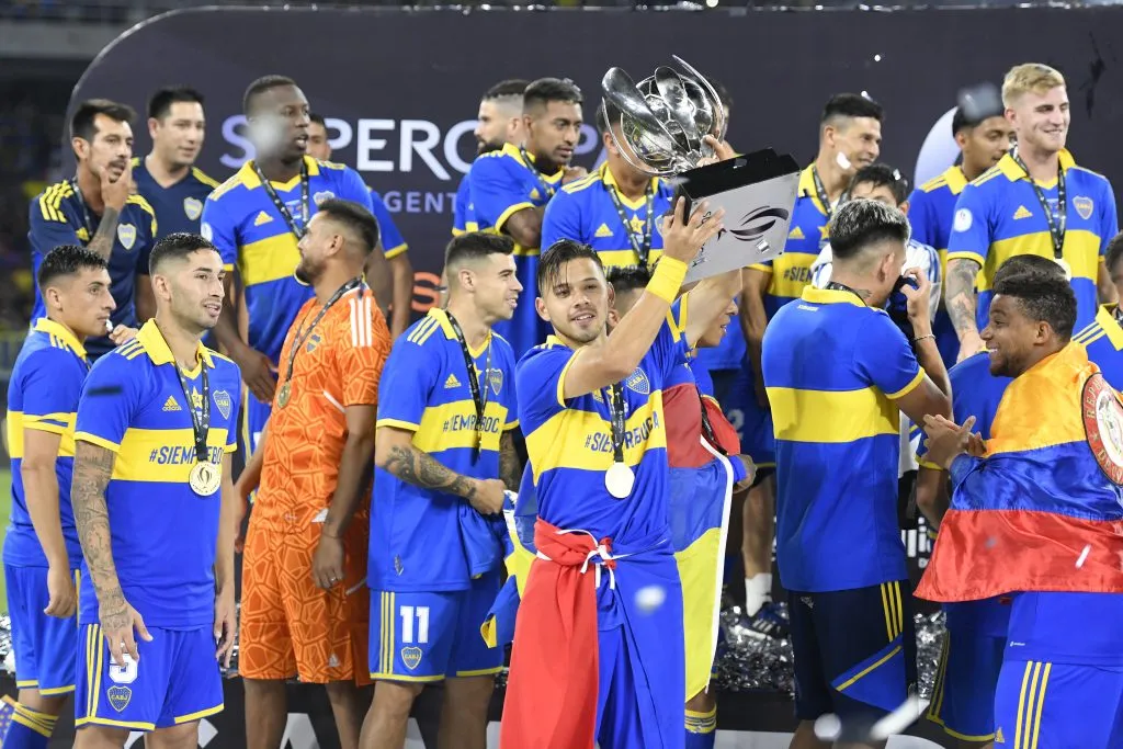 Boca campeón de la Supercopa Argentina 2023 (Getty Images)