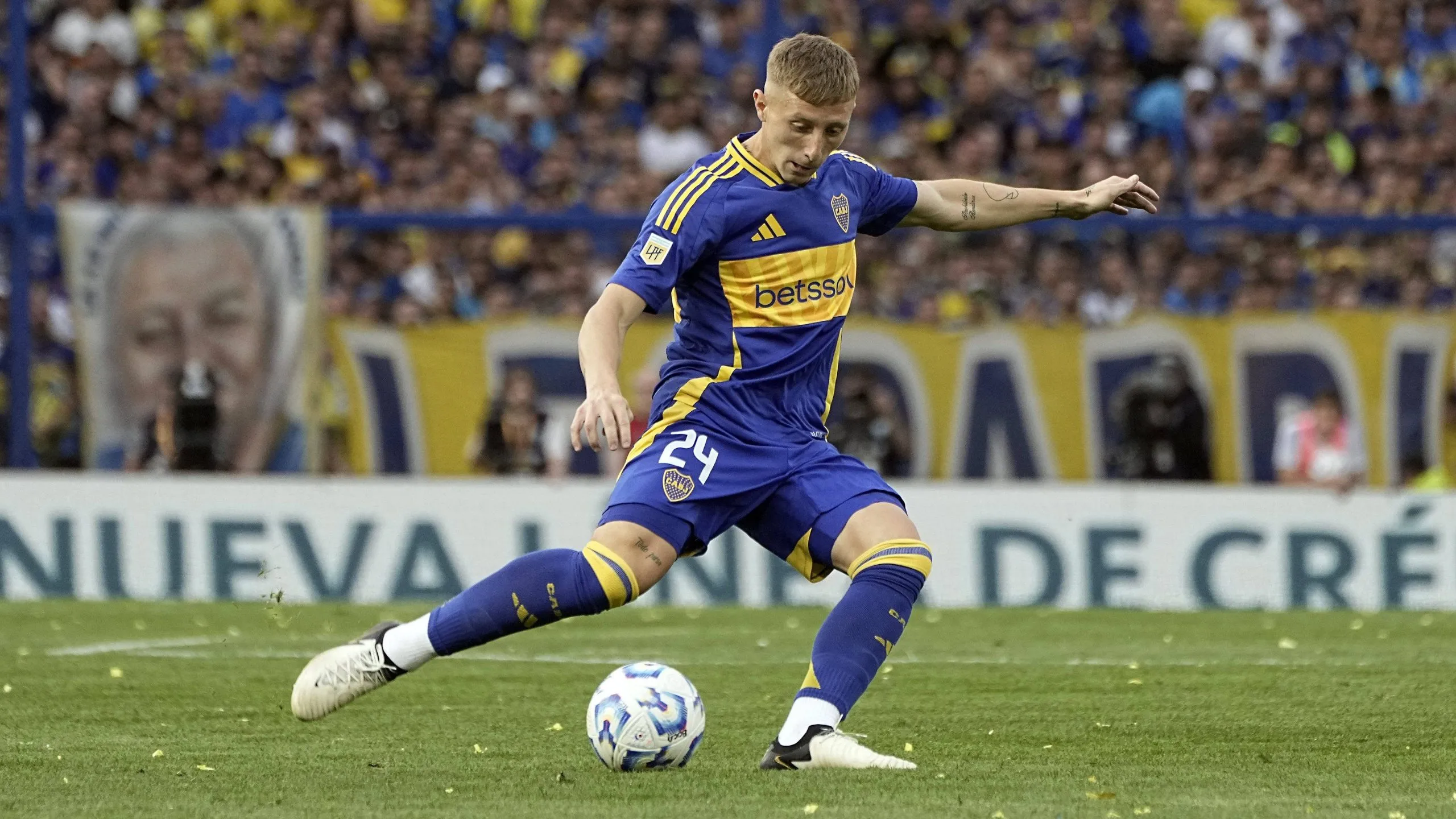 Barinaga, con chances de jugar ante Huracán.