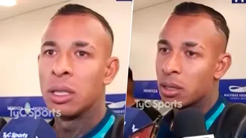 El guiño de Sebastián Villa a Boca.