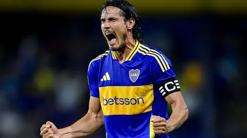 Cavani jugó unos minutos en el segundo tiempo.