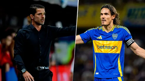 Gago habló de la decisión que tomó de sacar a Cavani.