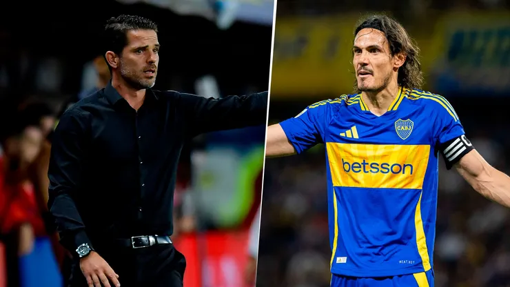 Gago habló de la decisión que tomó de sacar a Cavani.