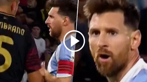 El cruce de Messi con Carlos Zambrano