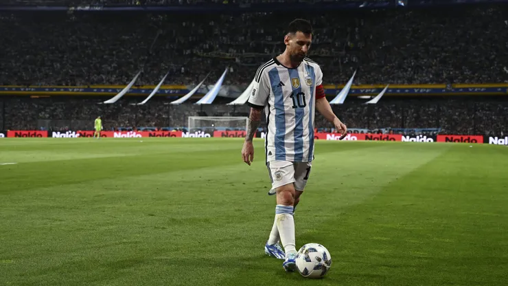 Lionel Messi en La Bombonera