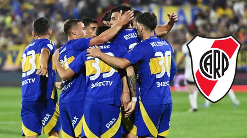 Un jugador de Boca compartió el día con una figura de River.