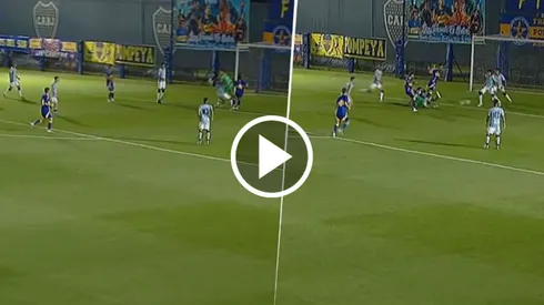 El gol que fue clave para la clasificación de la Reserva de Boca.