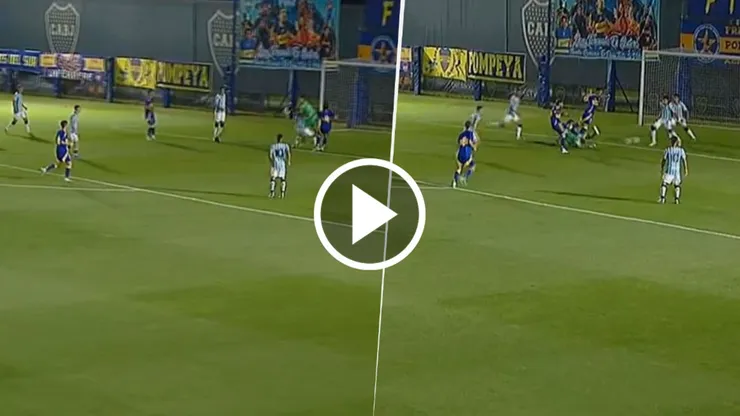 El gol que fue clave para la clasificación de la Reserva de Boca.