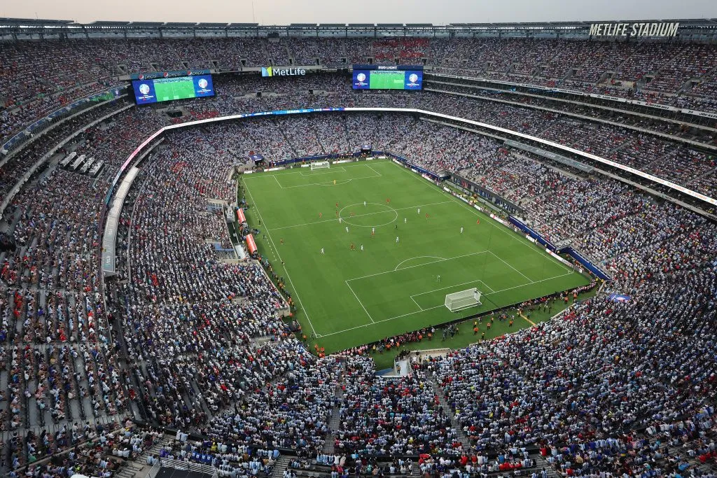 El MetLife Stadium en el duelo Argentina-Canadá. (Getty)