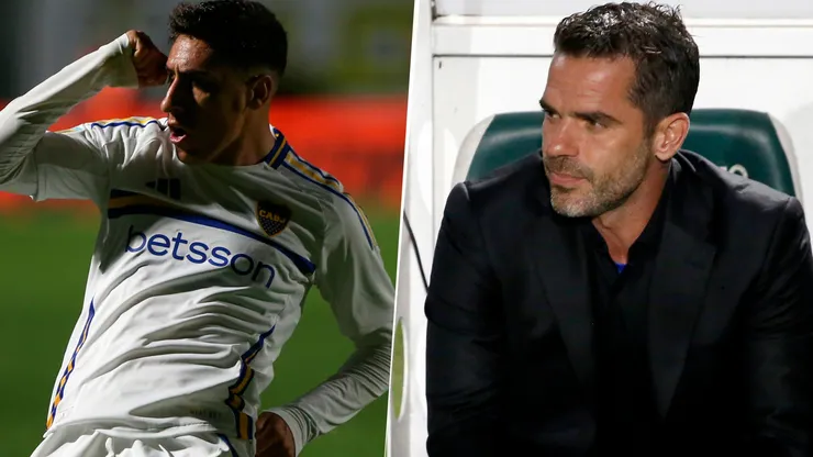 Fernando Gago y Miguel Merentiel.