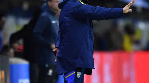 Jorge Almirón, en Boca.