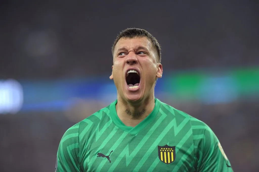 Washington Agurre en Peñarol (Getty Images)