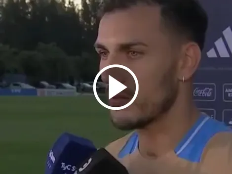 Paredes habló en medio de los rumores de Boca y el cambio de DT en Roma