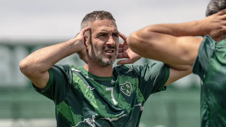 Lisandro López cambió camiseta con una figura de Boca.