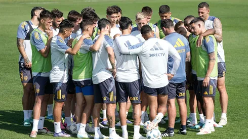 James estuvo en Boca Predio con la Selección de Colombia