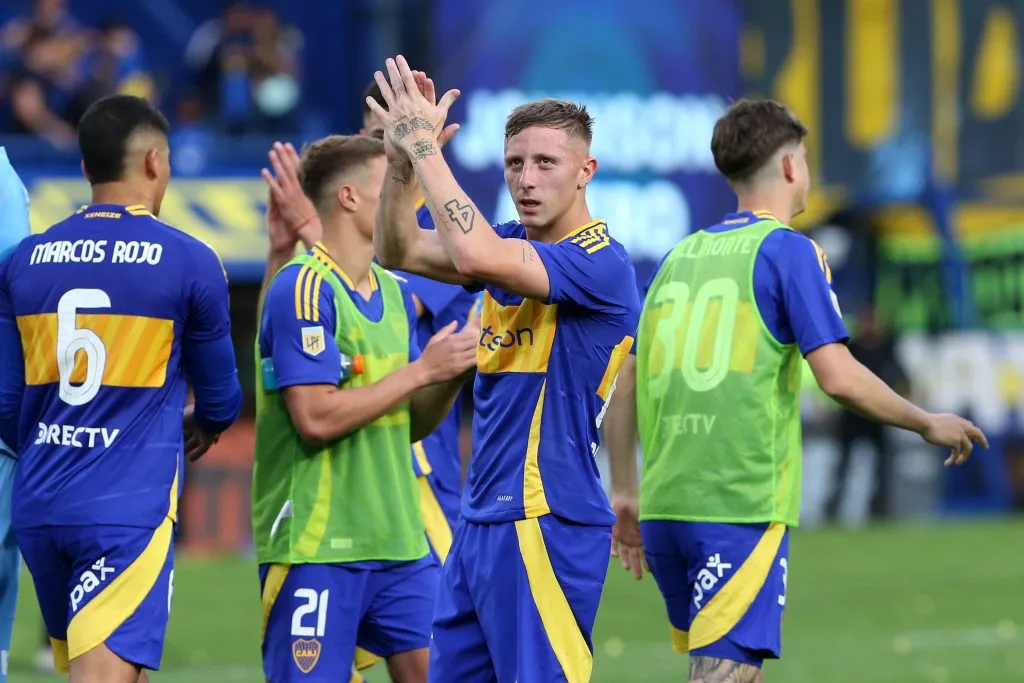 Juan Barinaga en Boca (Getty Images)