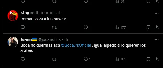 Los hinchas de Boca piden por Leo Fernández.