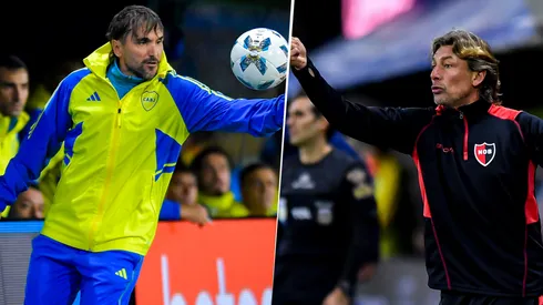 Diego Martínez y Gabriel Heinze.