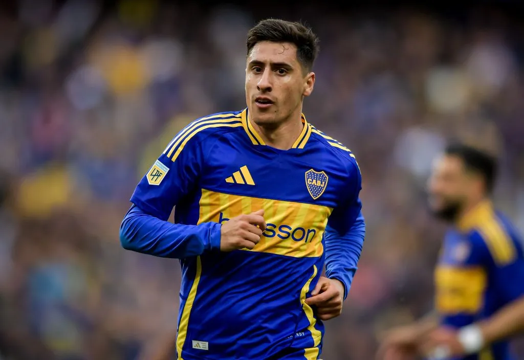 Miguel Merentiel en Boca (Getty Images)