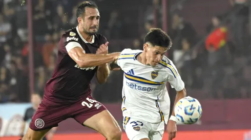 Boca vs. Lanús por la Liga Profesional 2024.