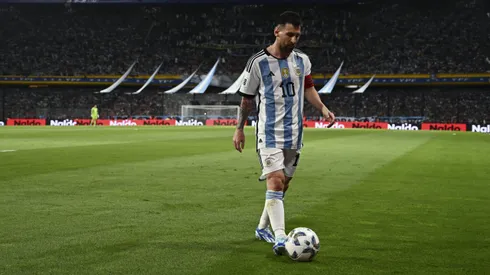 Lionel Messi en La Bombonera