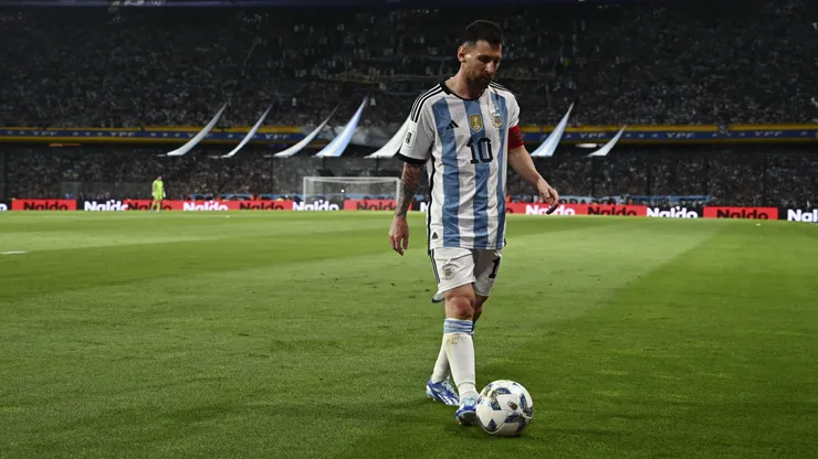 Lionel Messi en La Bombonera