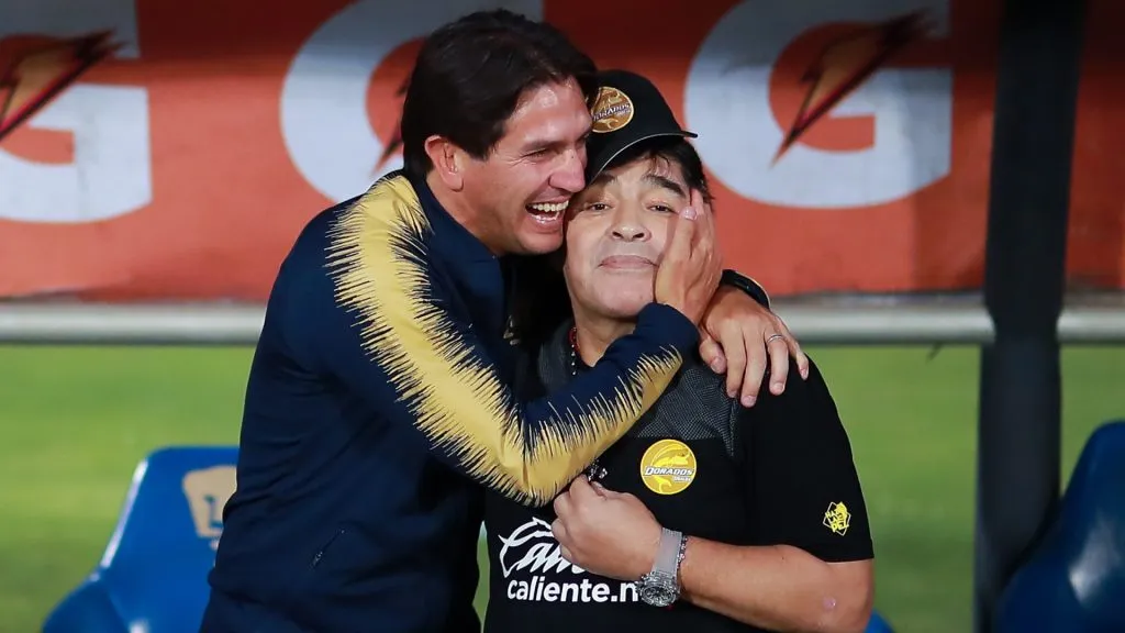 Marioni se enfrentó a Diego como DT. (Getty)