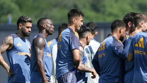 Boca se entrenó pensando en Lanús.