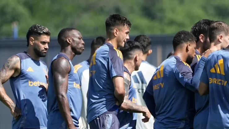 Boca se entrenó pensando en Lanús.