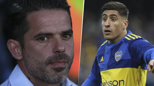 Fernando Gago y Miguel Merentiel en Boca