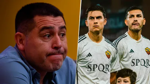 Juan Román Riquelme habló sobre los casos de Paredes y Dybala.