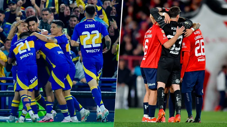 Boca vs. Independiente por la Liga Profesional 2024.