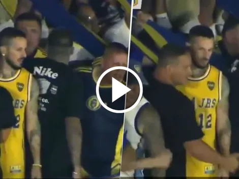 VIDEO | No se vio: la reacción de Benedetto cuando la hinchada de Boca cantó "Movete, Xeneize, movete"