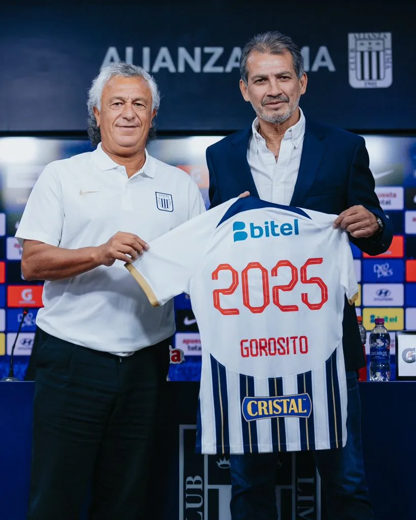 Néstor Gorosito asumió hace pocos días en Alianza Lima hasta diciembre de 2025. (@ClubALoficial)
