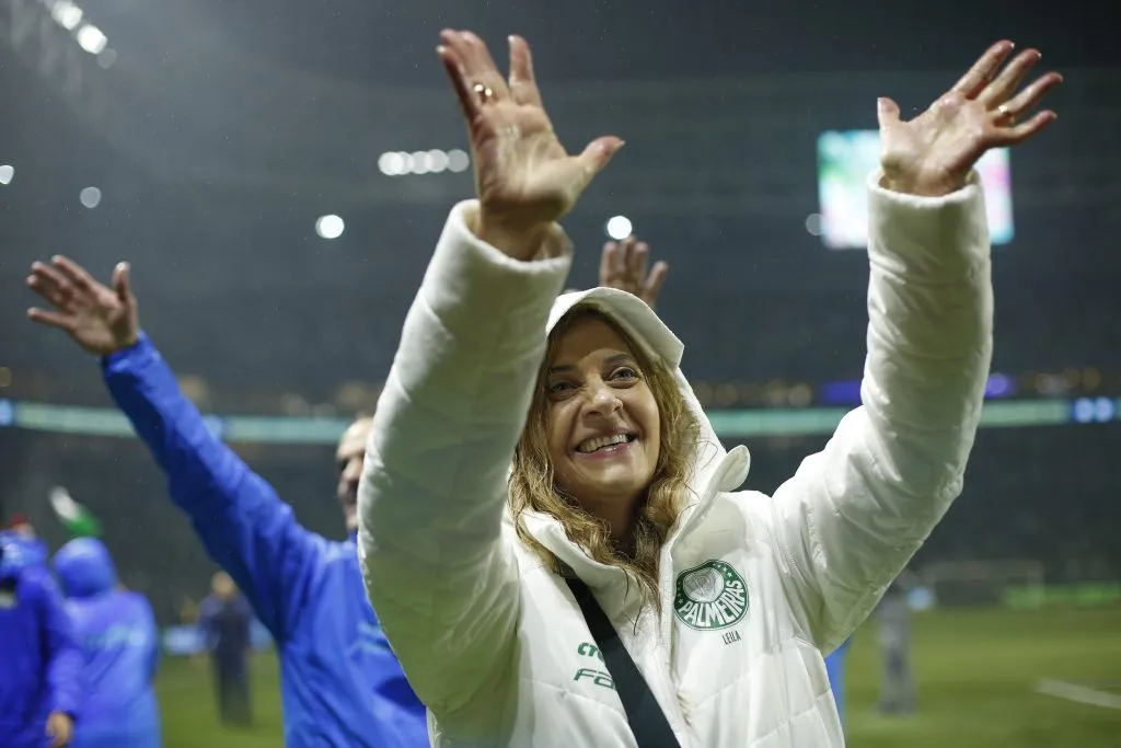 Leila Pereira, presidente de Palmeiras. (Getty)