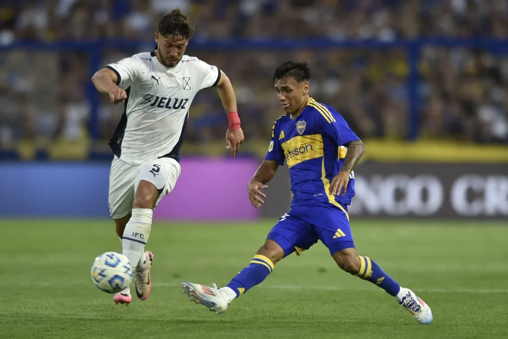 Felipe Loyola en Boca vs. Independiente (Getty Images)