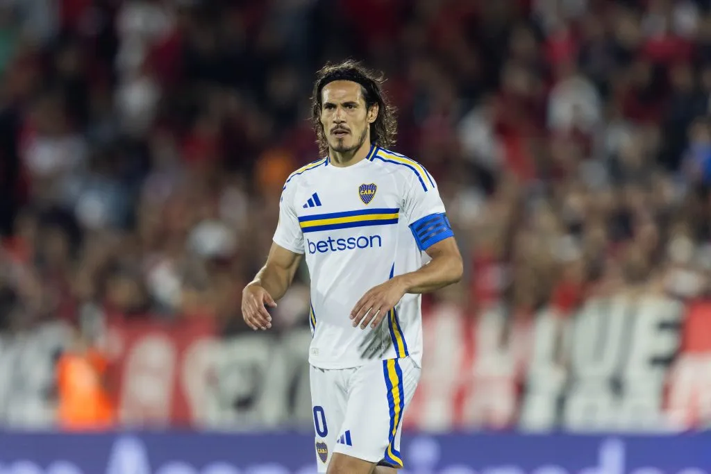 Cavani, el nuevo capitán de Boca. Foto: Getty