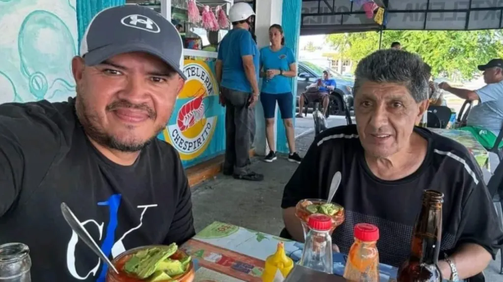 Jorge Comas salió de la cárcel y almuerza mariscos frecuentemente en Veracruz.