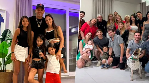 Así festejaron la Navidad los jugadores de Boca.