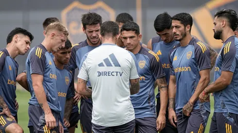 Gago piensa alternativas para el próximo partido de Boca.