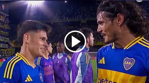 El reclamo de Edinson Cavani a Brian Aguirre