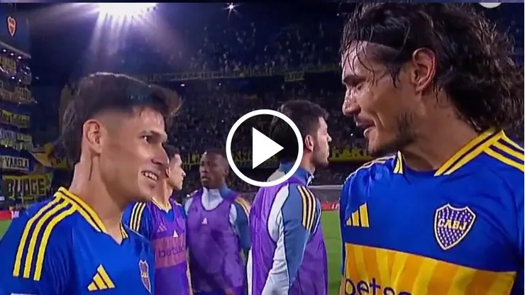 El reclamo de Edinson Cavani a Brian Aguirre