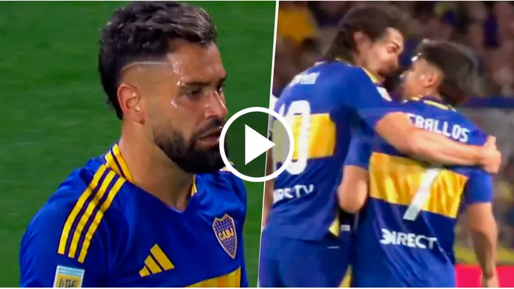 Milton abrió la cuenta para Boca ante GImnasia.