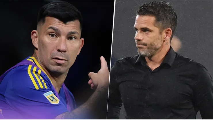 Gary Medel jugó poco con Gago en Boca.