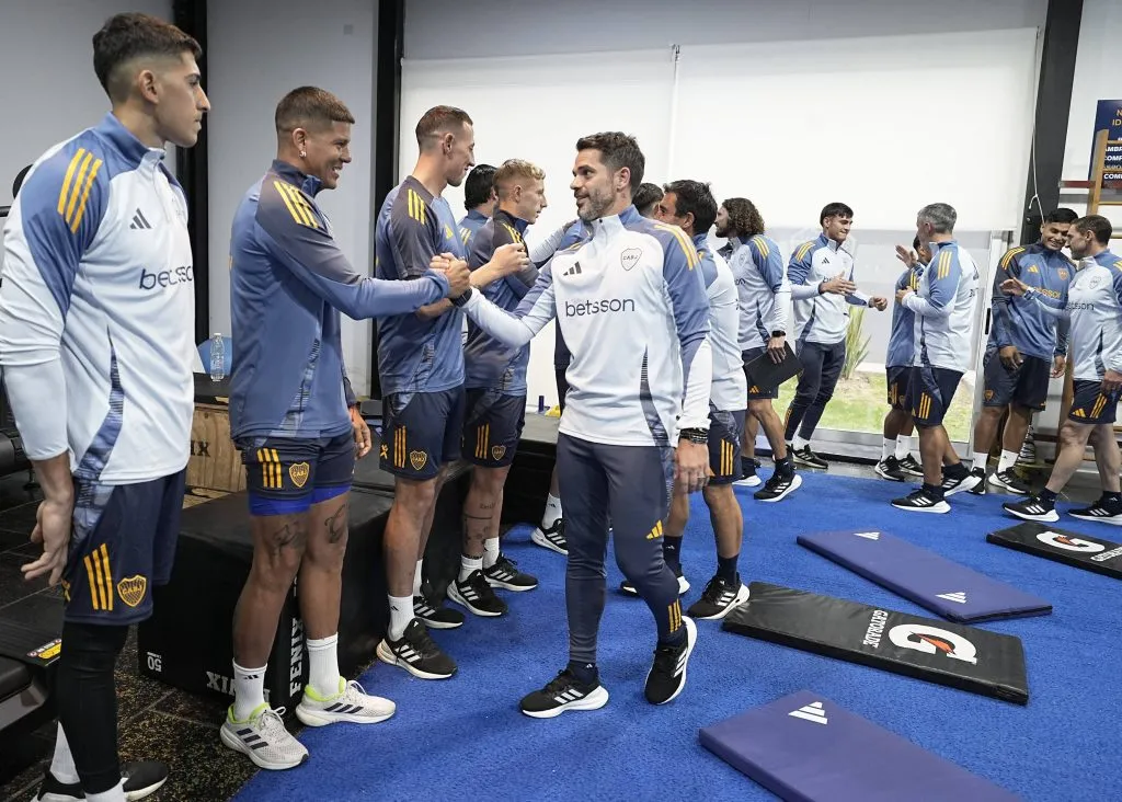 Fernando Gago espera a todo el plantel en Boca Predio el 2 de enero. (Imago)