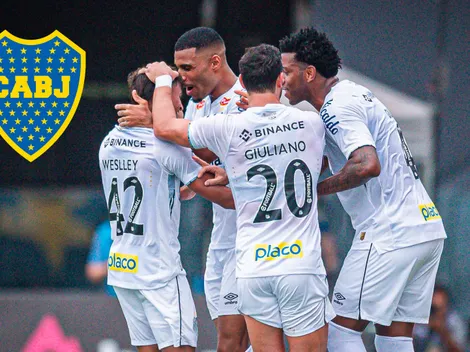 Santos de Brasil se contactó con una de las figuras de Boca: la respuesta del jugador