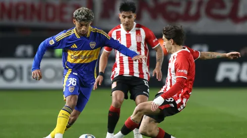 Cristian Medina en un Boca vs. Estudiantes