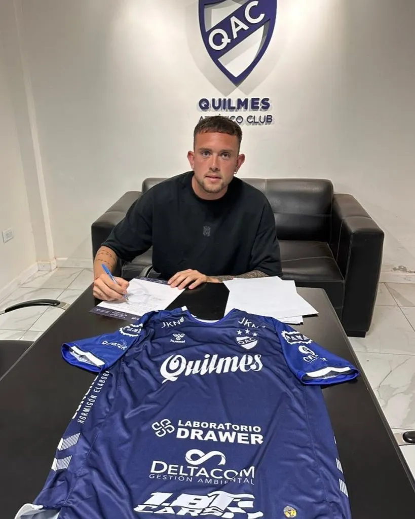 Aranda ya firmó contrato con Quilmes. (Twitter)