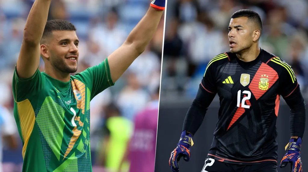 Rulli y Benítez, los dos arqueros que son del gusto de Gago. (Getty)