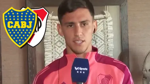 Matías Rojas habló tras su llegada a River